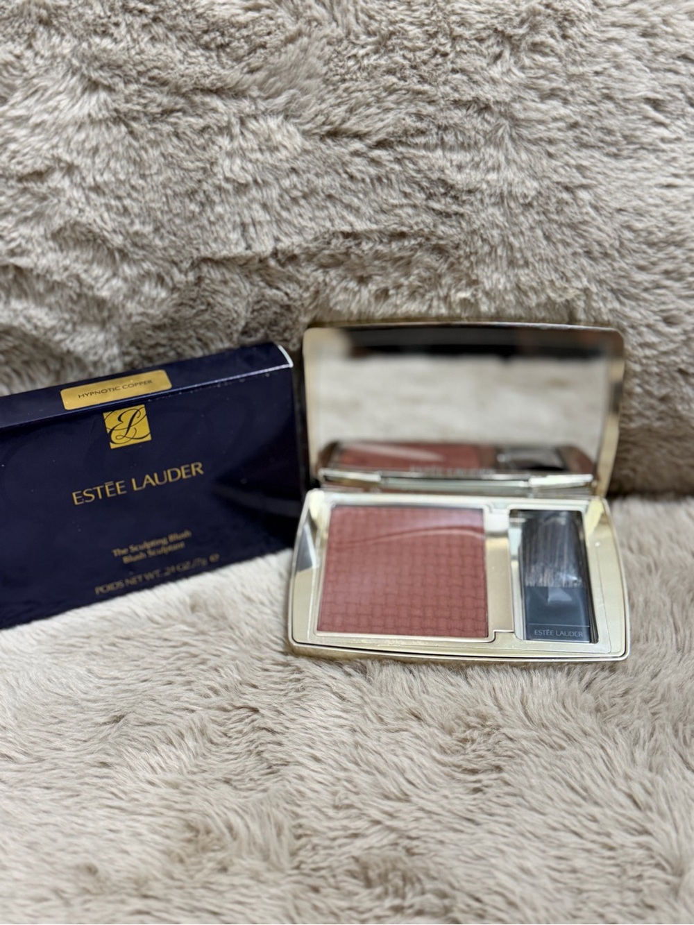 Estee Lauder Blush Compact in Warm Peachy Coral